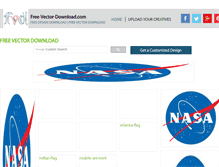 Tablet Screenshot of free-vector-download.com